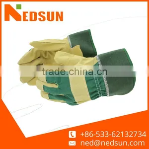 Labour Protection Split Safety Pig Leather Glove for Working thumbnail-1