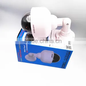 Wireless Dummy Speed Dome Security Camera, Waterproof LED Flashing Red Light Realistic CCTV Camera For Wholesale thumbnail-1