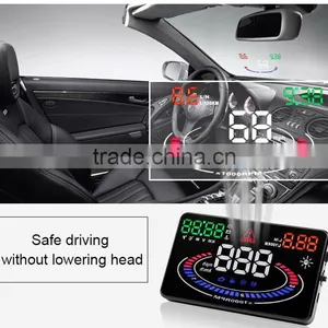 New Wholesale OBD HD Colorful Big Screen Display Universal Head Up Display For Car Cheap Price thumbnail-2