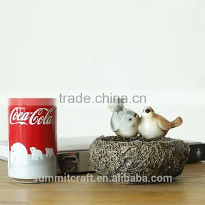 Wholesale Rustic Home Decor Resin Artificil Bird Nest thumbnail-4