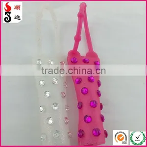 Bath and Body Works Silicone Lip Gloss Holder, Lipstick Case, Lip Gloss Cover With Diamond thumbnail-6