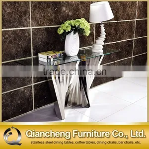 2017 New Modern Canada Style Glass Console Table thumbnail-2