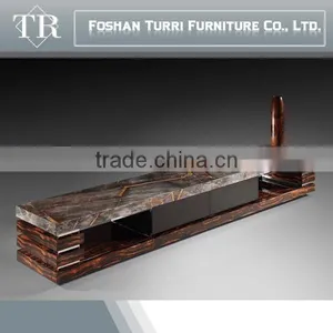 Modern Living Room Marble Top tv Cabinet Designs thumbnail-4