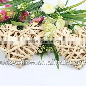 New Design Hanging Heart Shape Wicker Decoration thumbnail-1