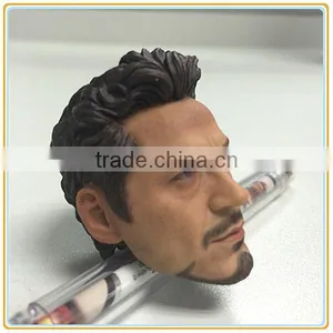 1 6 Ironman 3 Movie Character Robert Downey Jr.head Sculpture thumbnail-5