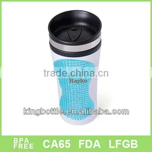 Beautiful Stainless Steel With Stone Band Design Mug thumbnail-1