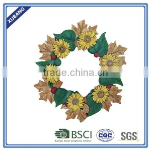 Sunflower Wreath Poly Resin WALL DECOR thumbnail-1