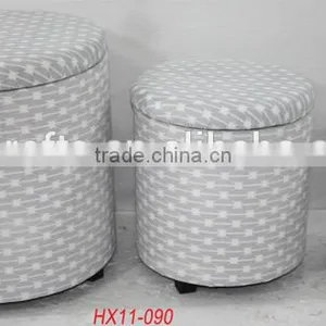 Storage Wooden Ottoman thumbnail-1