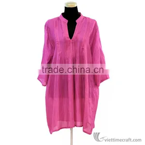 High Quality Silk Dress With Various Colors and Sizes for Women. 100% Handmade in Vietnam thumbnail-6