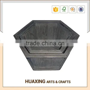 Fashion Design Garden Wooden Flower Pot for Planting thumbnail-1