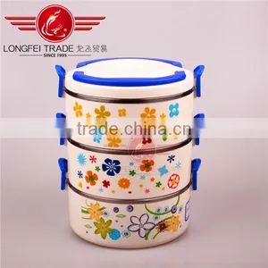 Wholesale Promotional 3 Layer Thermal Bento Lunch Box With Lock thumbnail-2