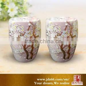 Ancient Style Good Quality Hand Painting Pink Bar Stool for Christmas Collection thumbnail-1