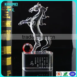K9 Crystal Horse Ornament for Home Decoration thumbnail-1