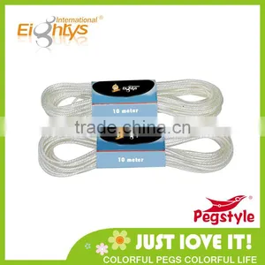 10m Plastic Clothesline W/Polyester Extendable Washing Line thumbnail-1
