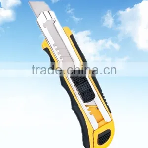 Heavy Duty Pocket Knife With Skidproof Rubber Grip Handle thumbnail-1