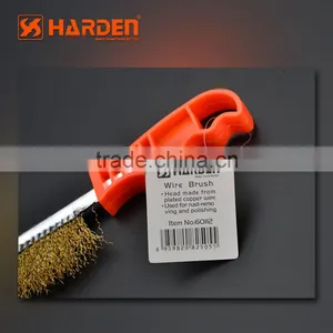 Plastic Handle Copper Wire Brush thumbnail-2