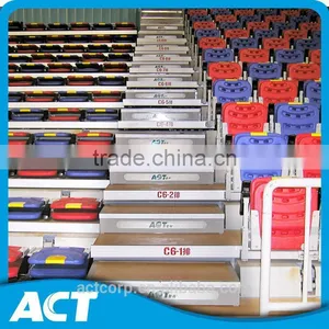 Manually Operative Telescopic Gym Seating System thumbnail-4