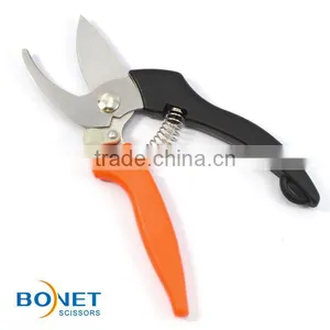 SGA0011 8" Sharp Cutting Edge and Curve Blade Garden Bypass Floral Scissors Shears thumbnail-3