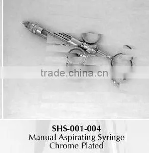 Manual Aspirating Syringe Chrome Plated thumbnail-1