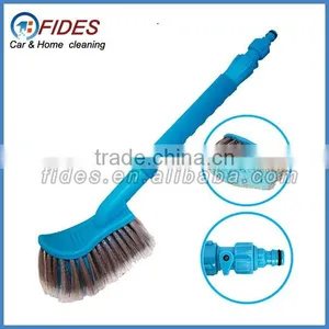 Water Flow Soft Bristle Car Cleaning Brush With Switch thumbnail-1
