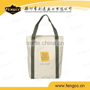 Hight Quality Promotion ECO-friendly Nature Cotton Handle Shopping Bag thumbnail-1