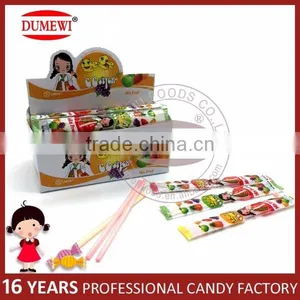Korea Little Girl Mixed Fruit Flavor CC Stick Candy Powder thumbnail-1