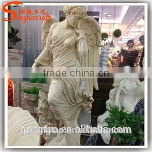 Songtao Factory Price Concrete Statue Molds Resin Fiberglass Sculpture Angle Molds Statue thumbnail-3