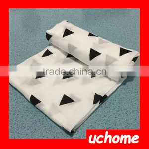UCHOME Cotton Muslin Swaddle Blanket Baby Muslin Wraps, Baby Muslin, Baby Blanket thumbnail-2