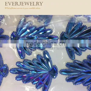 Wholesale Iron on Rhinestone Applique thumbnail-1