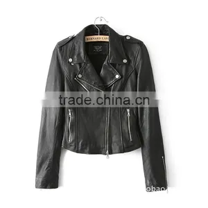 ALIKE pu Leather Jacket in China Fashion Jacket thumbnail-1