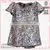 2015 Fashion Polyester Short Sleeves Print Graceful Direct Manufacturer High Quality Mandarin Collar Blouse thumbnail-1