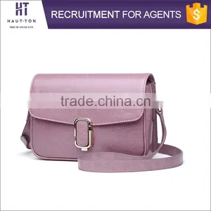 Hot Sale Popular Ladies Genuine Split Cow Leather Bags Wholesale High Quality Women Small Pink Messenger Bag thumbnail-2