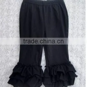 2016 Chinese Product Wholesale and EXW Price 100%cotton Pants With Ruffle for Baby Kids as Legging for Winter thumbnail-4