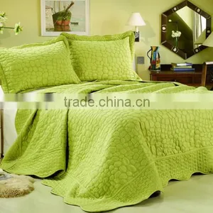 Microfiber Solid Stitching Quilts Bedspreads thumbnail-1