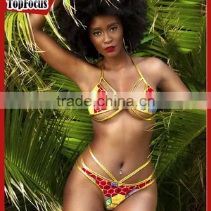 Promotional Bikini Cover up Swimwear Bikini Set thumbnail-2