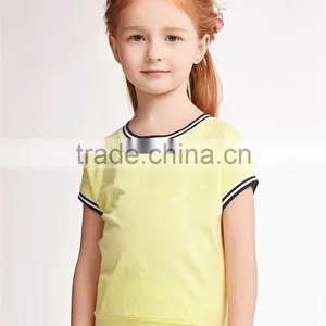 2016 Latest Cute Girl's O-neck t Shirt New Design Teenages t Shirt thumbnail-1