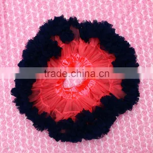 2015 High Quailty! Light Pink and Red Fluffy Chiffon Tutu Skirts for Baby Girls thumbnail-1