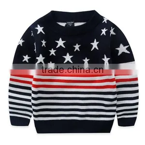 Children's Clothing Wholesale Pullover Chrismas Striped Sweater Pullovers thumbnail-2