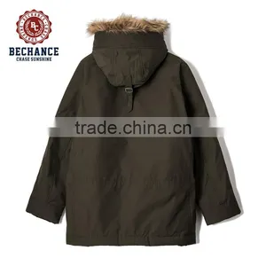 Cotton Wholesale Parka Jacket With Fur thumbnail-2