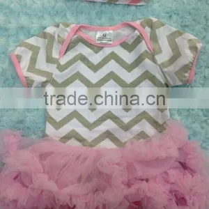 2015 New Baby Cotton Rompers With Tutu Dress Tutu Rompers Long Sleeve Girls Jumpsuits With Matched Headband Set thumbnail-3