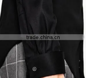 Long Sleeve Elastic Oxford Shirt thumbnail-3