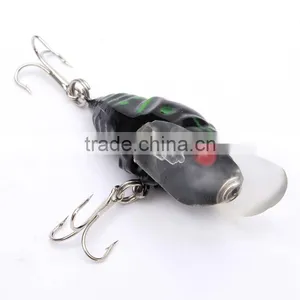 Hot SaLE Excellent Quality 4cm Plastic Fishing Lures Minnow Lure Bass Bait Tackle Hooks thumbnail-6