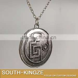 Carribean Sea Marine Style Metal Antique Silver Pendant thumbnail-1