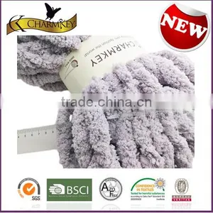 Charmkey Factory Made 100 Polyester Fancy Hand Knitting Yarn Wholesale Price thumbnail-4