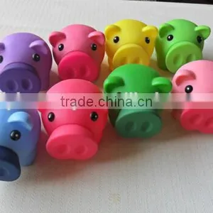 Custom PVC Plastic Cute Piggy Bank Pink Pig Piggy Bank thumbnail-2