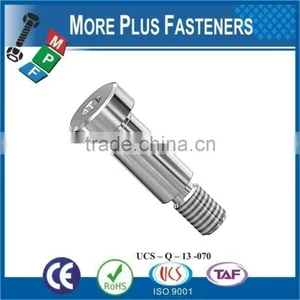 Made In Taiwan Hardened Steel Smooth Head Stainless Steel Shoulder Bolt thumbnail-4