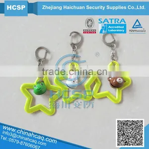 Reflective Keychain Reflective Cartoon Sticker Reflective Trinket 3M Reflective Badge thumbnail-1