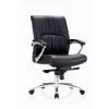 Leather Faced Executive Office Chair in Black thumbnail-3