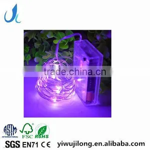 4M 40LEDS Copper Wire 3AA Battery Powered LED String Lights thumbnail-1