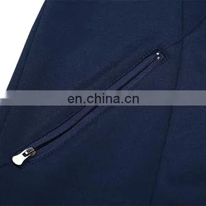 Blank Navy Men Sports Wear Branded Tracksuits thumbnail-5